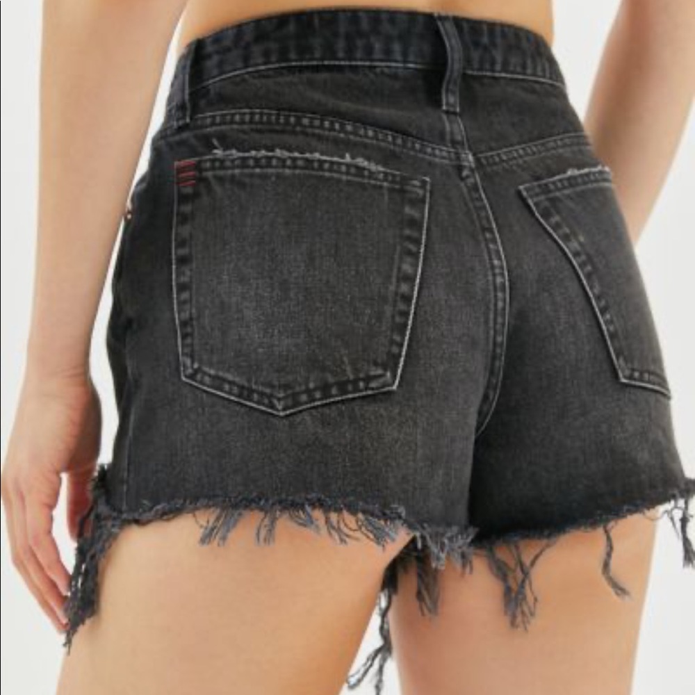 BDG denim cutoff black washed shorts - size 26